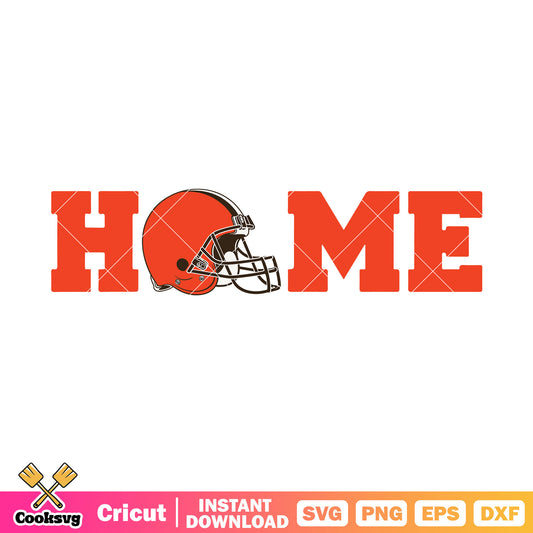 Orange home svg, cleveland browns​ svg, national football leauge svg