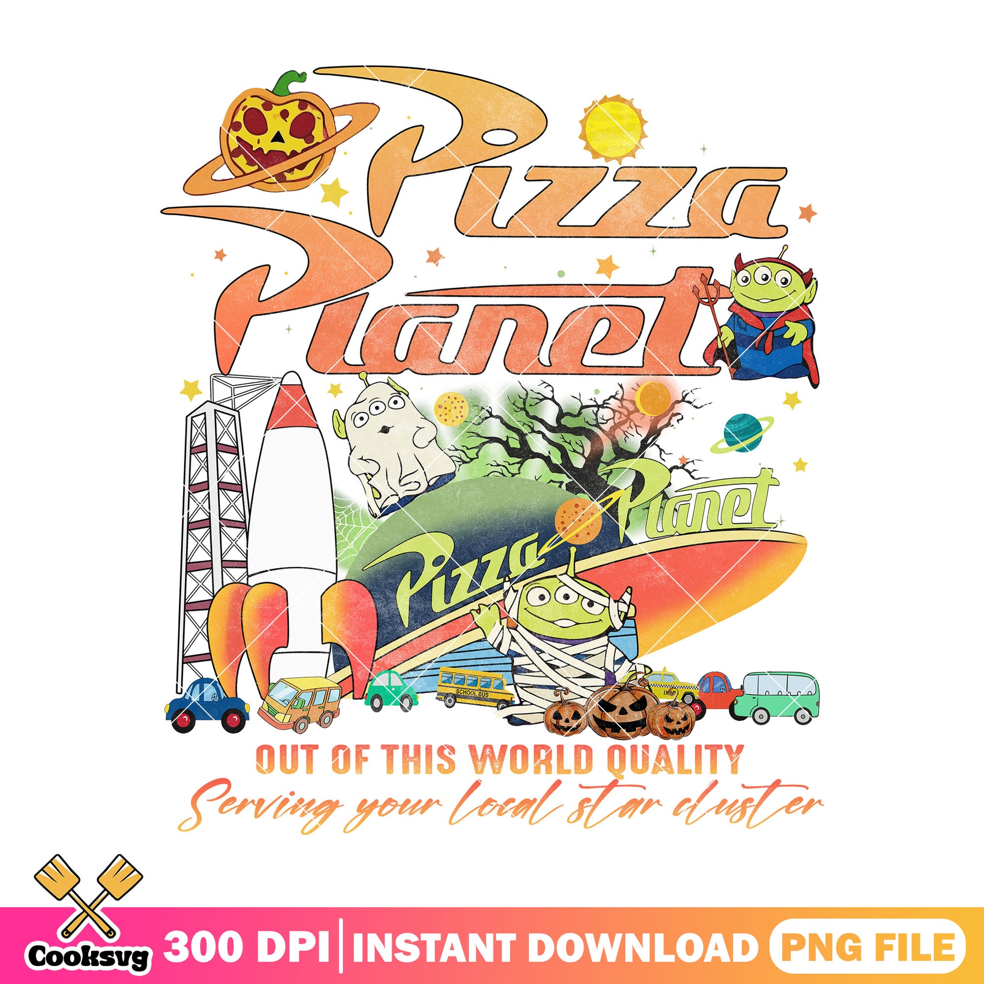 Out of this world quality png, when is halloween png, pizza planet png