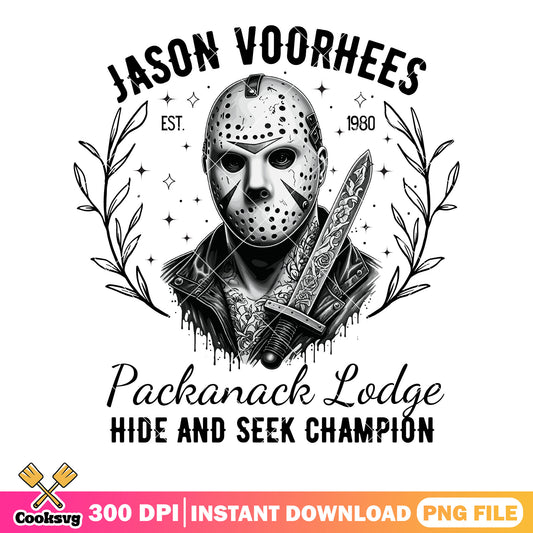 Pachananck lodge hide and seek champion png, jasson voorheez png