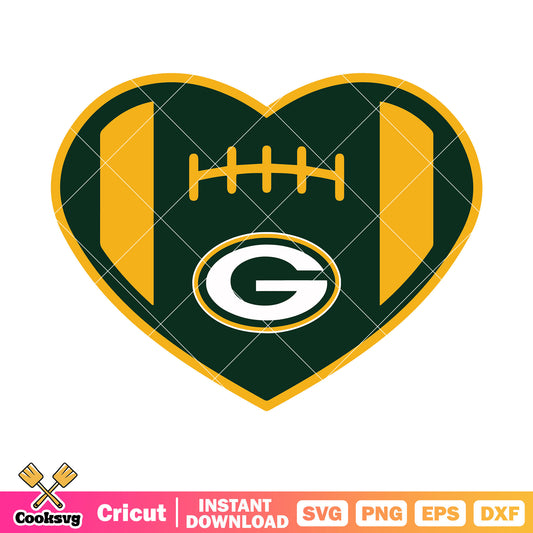 Packer green bay svg, nfl packers​ svg, american football svg
