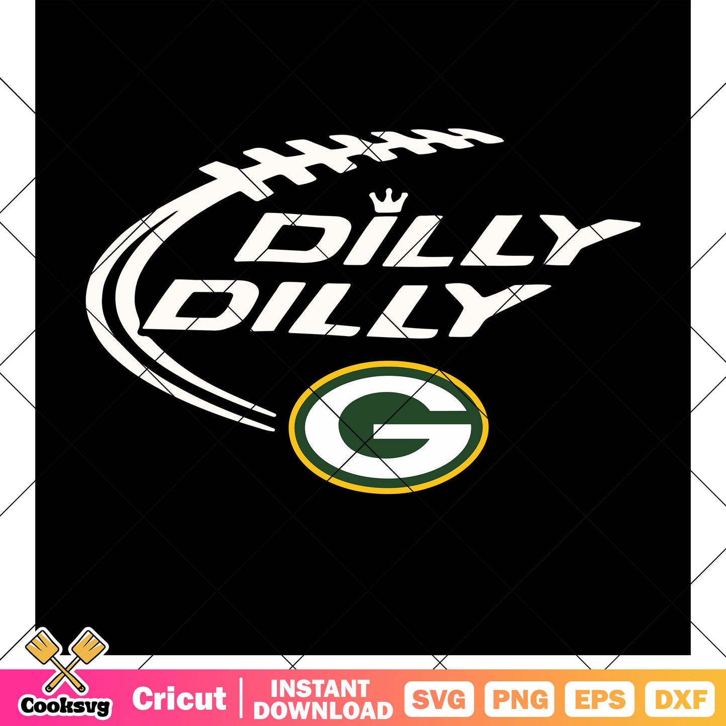 Packers Dilly dilly G svg, wilcosin football svg, packers​ svg