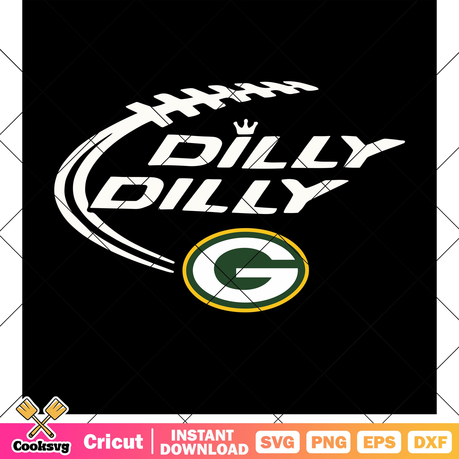 Packers Dilly dilly G svg, wilcosin football svg, packers​ svg