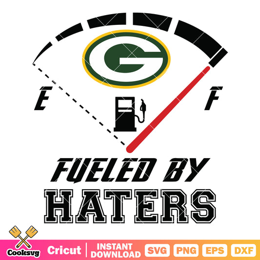 Packers fueled by haters G svg, nfl teams svg, wisconsin football​ svg