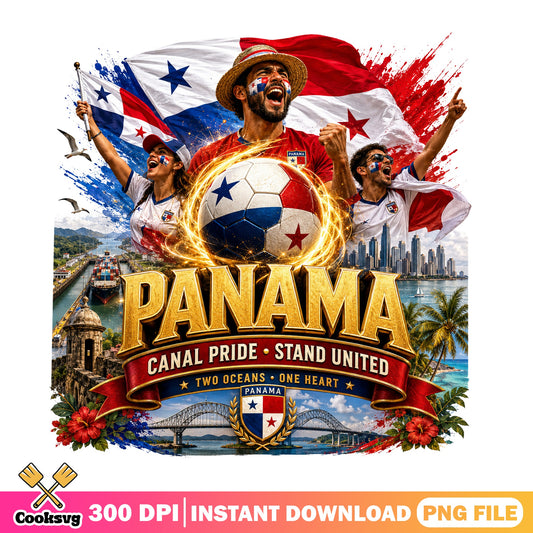 Panama Soccer Canal Pride Stand United, Panama Flag PNG, Football PNG