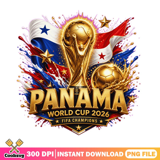 Panama World Cup 2026 PNG, FIFA Champions Soccer PNG, Panama Flag PNG