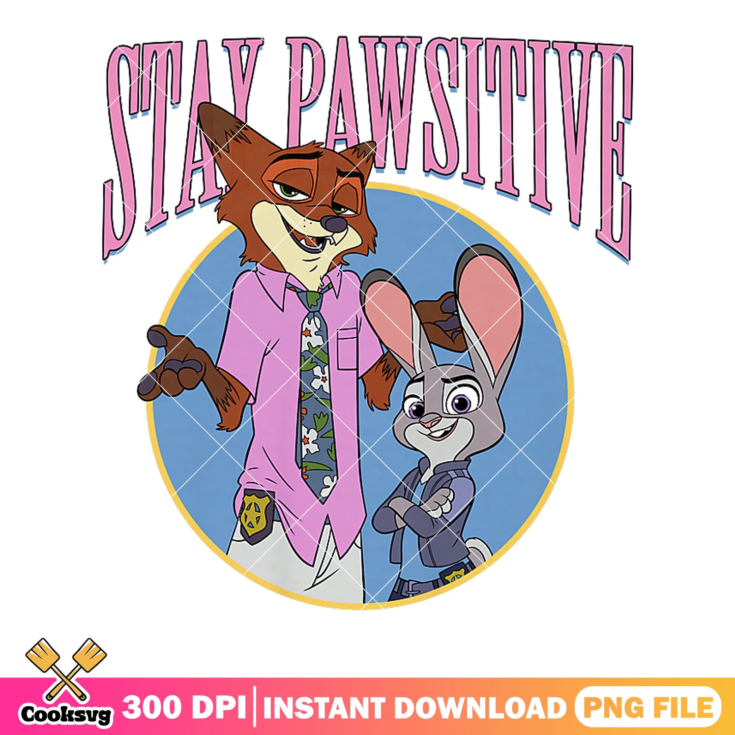 Pawsitive couple disney png, disney zootopia png, nick and judy png