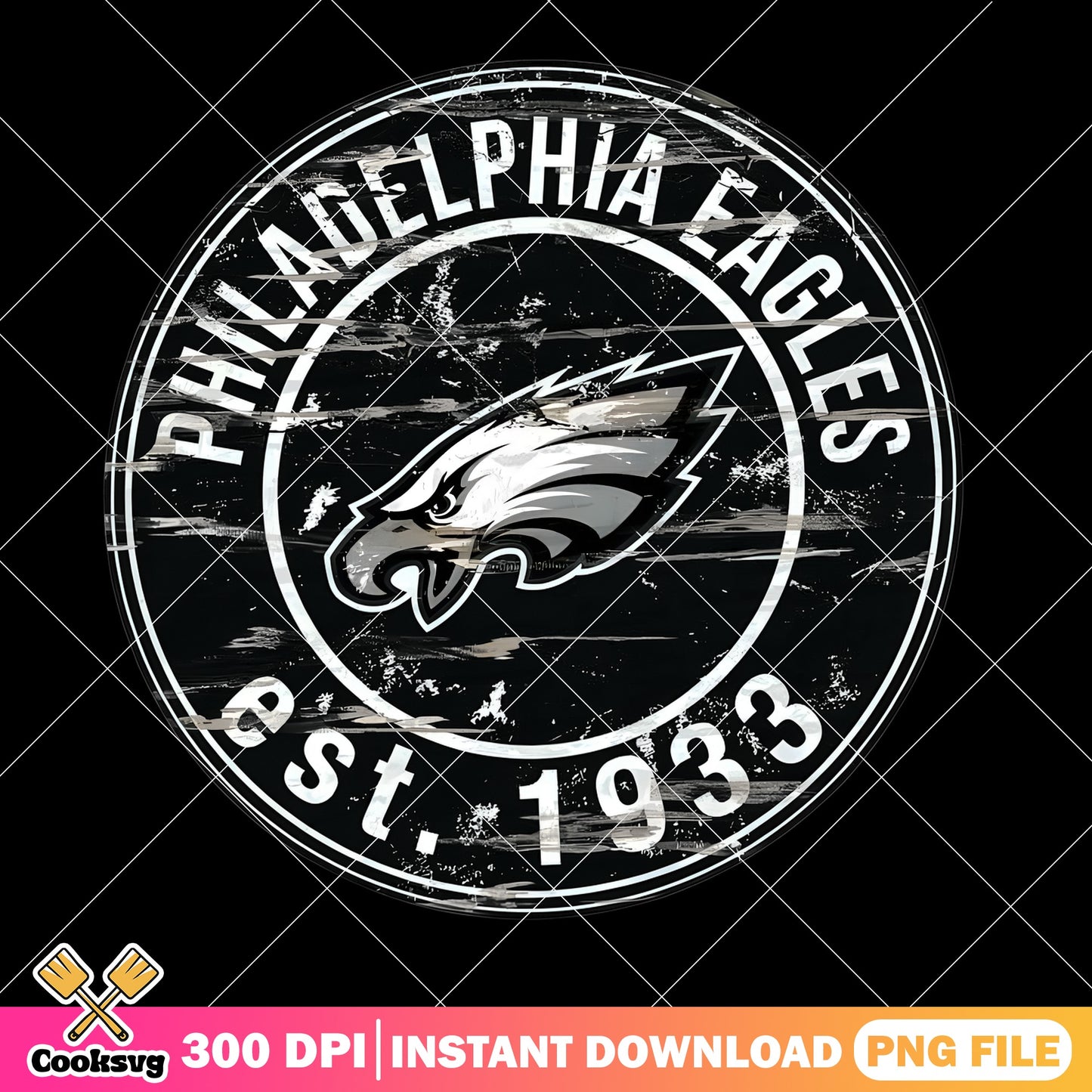Philadelphia Eagles Est 1933 PNG, Eagles Football PNG, NFL PNG