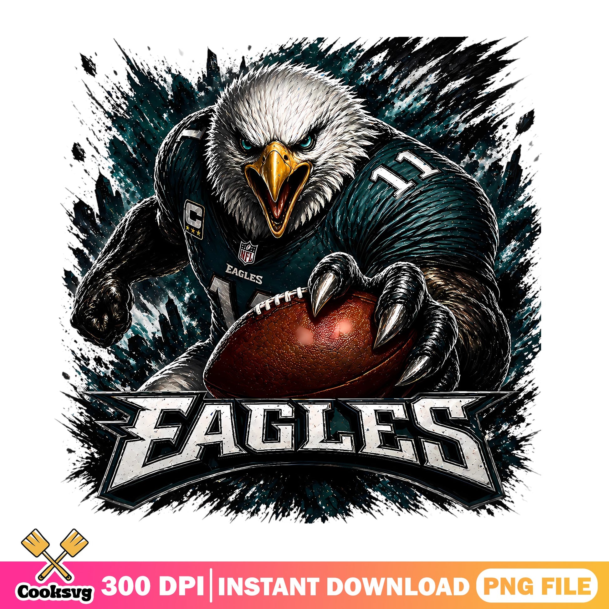 Philadelphia Eagles NFL Football PNG, Eagles Mascot PNG, Football Team PNG