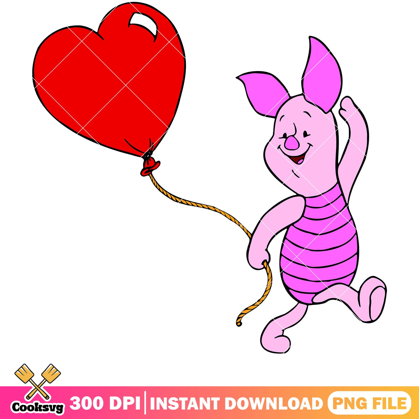 Piglet winnie the pooh valentine png, pooh valentine png