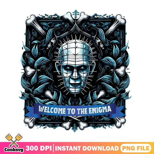 Pinhead Welcome To The Enigma PNG, Hellraiser PNG, Horror PNG