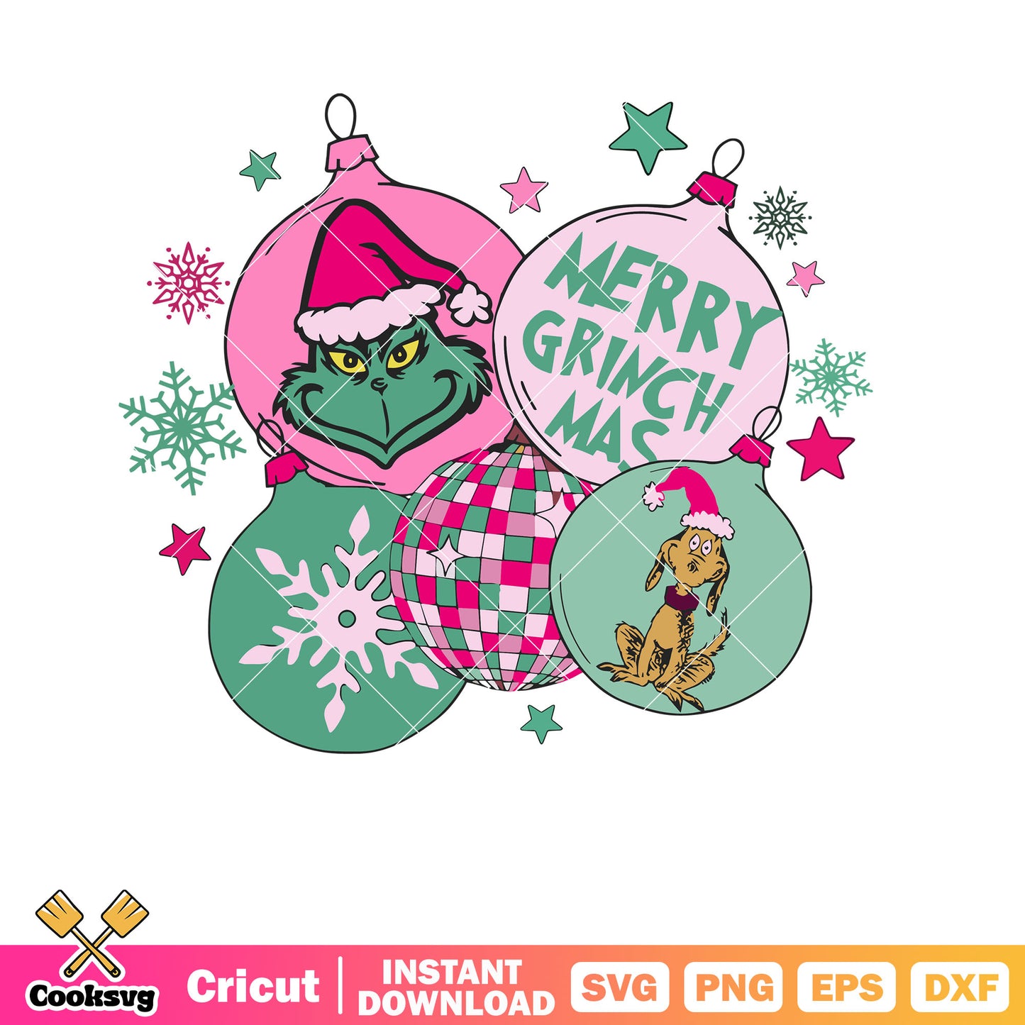 Pink Christmas Merry Grinchmas svg, merry grinchmas svg, grinchmas svg