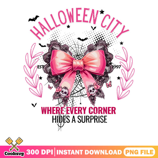 Pink bow tie cutie png, skull skeleton png, halloween scary png