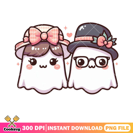Pink cheek bow tie png, ghost costume png, halloween scary png