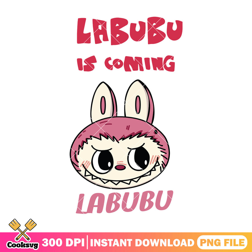 Pinck Labubu Pink labubu is coming png, labubu is coming png, popmart labubu png ...