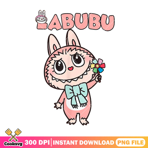 Pink labubu the monster png file, pink labubu png, labubu near me png
