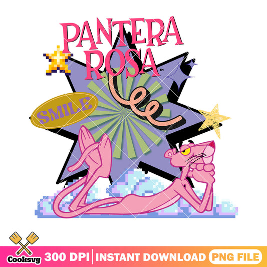 Pink panther retro​  png, pantera rosa png, cartoon network png