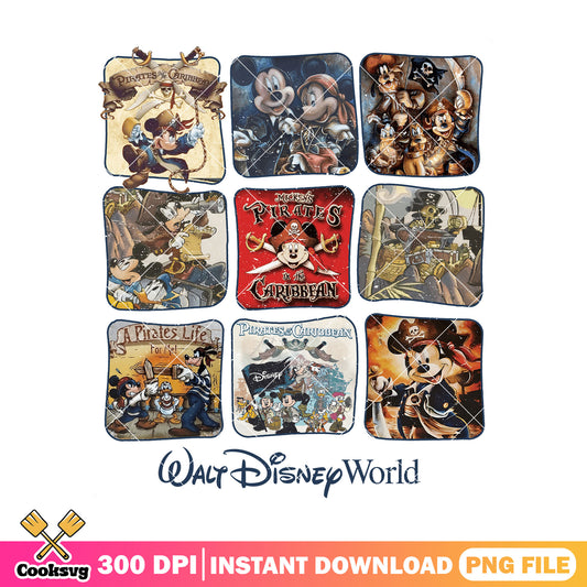 Pirates life mickey png, mickey mouse png, walt disney world png