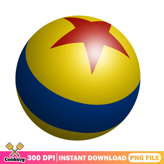 Pixar Ball PNG, Toy Story Disney PNG, Luxo Ball PNG