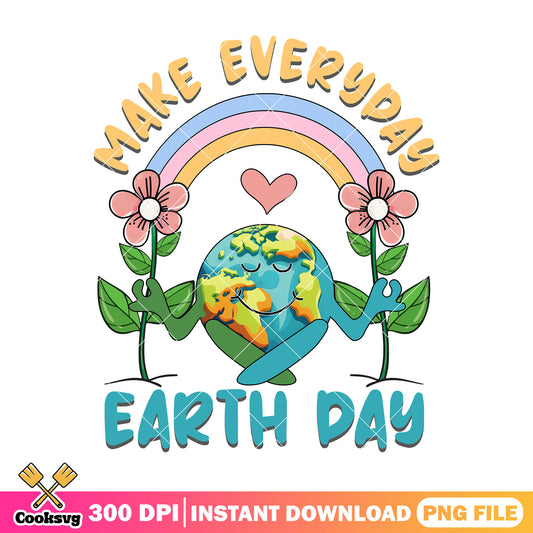 Planet earth make everyday earth day png, when is earth day png