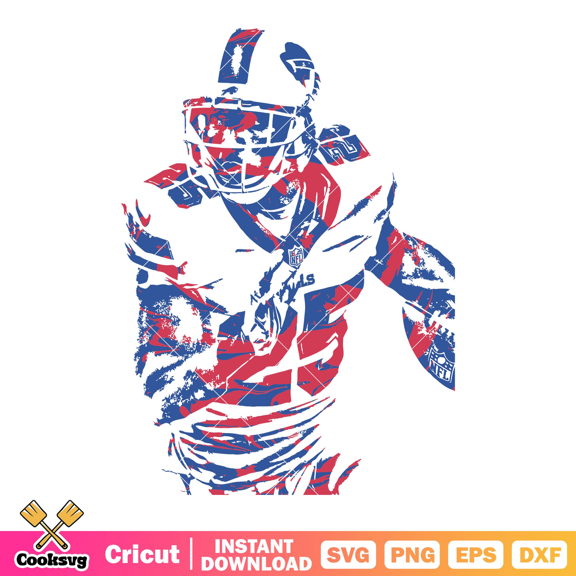 Player of bills buffalo svg, josh allen​ svg, nfl teams svg