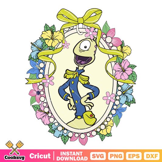 Pleakley Stitch and Disney Mirror PNG, Lilo and Stitch Pleakley PNG