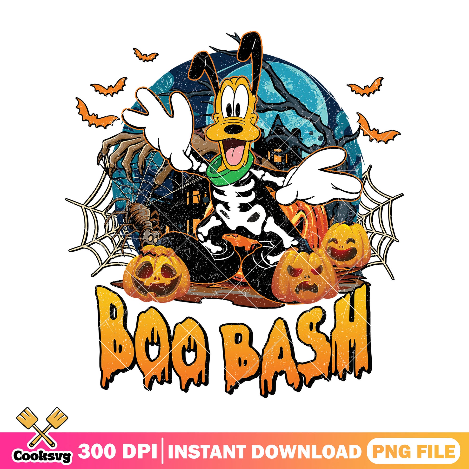 Pluto boo bash png, pluto from mickey mouse png, scary pluto png