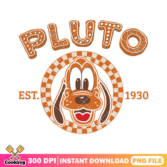 Pluto gingerbread head est 1930 png