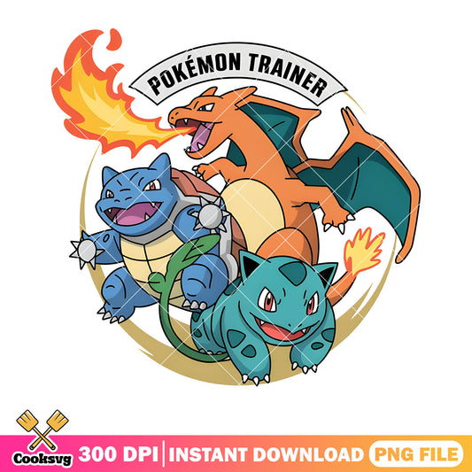 Pokemon trainer png, pokemon charizard png, pokemon Blastoise png