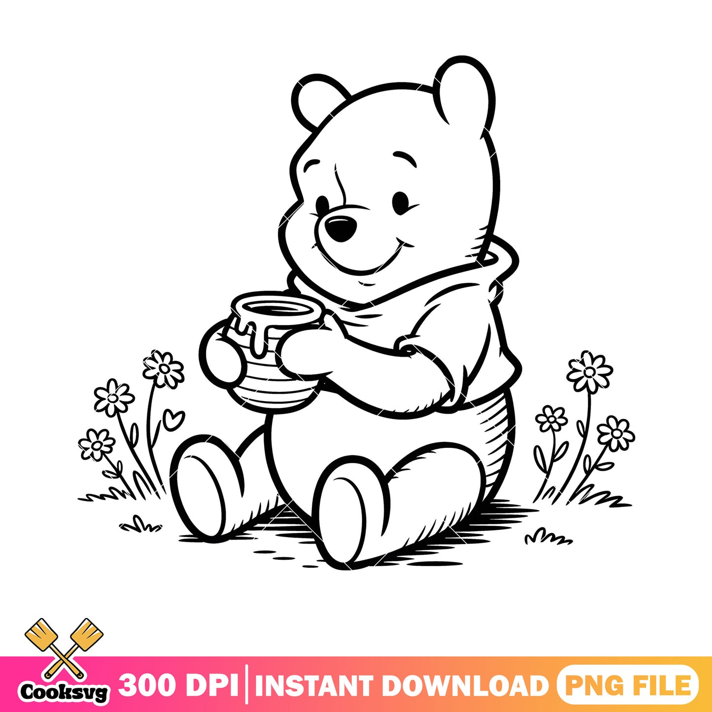 Pooh for homework painting png, disney pooh png, winnie the pooh png