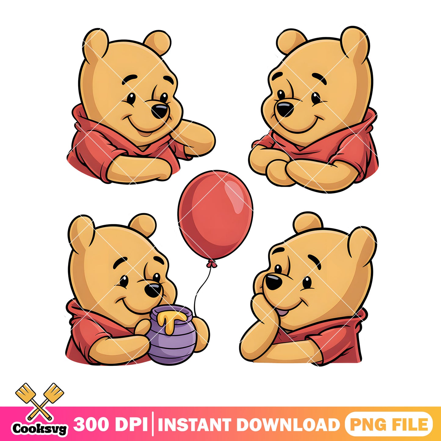 Pooh little tiny honey png, disney vibes png,​ pooh poster png