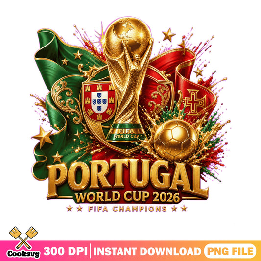 Portugal World Cup 2026 PNG, FIFA Champions Soccer PNG, Football PNG
