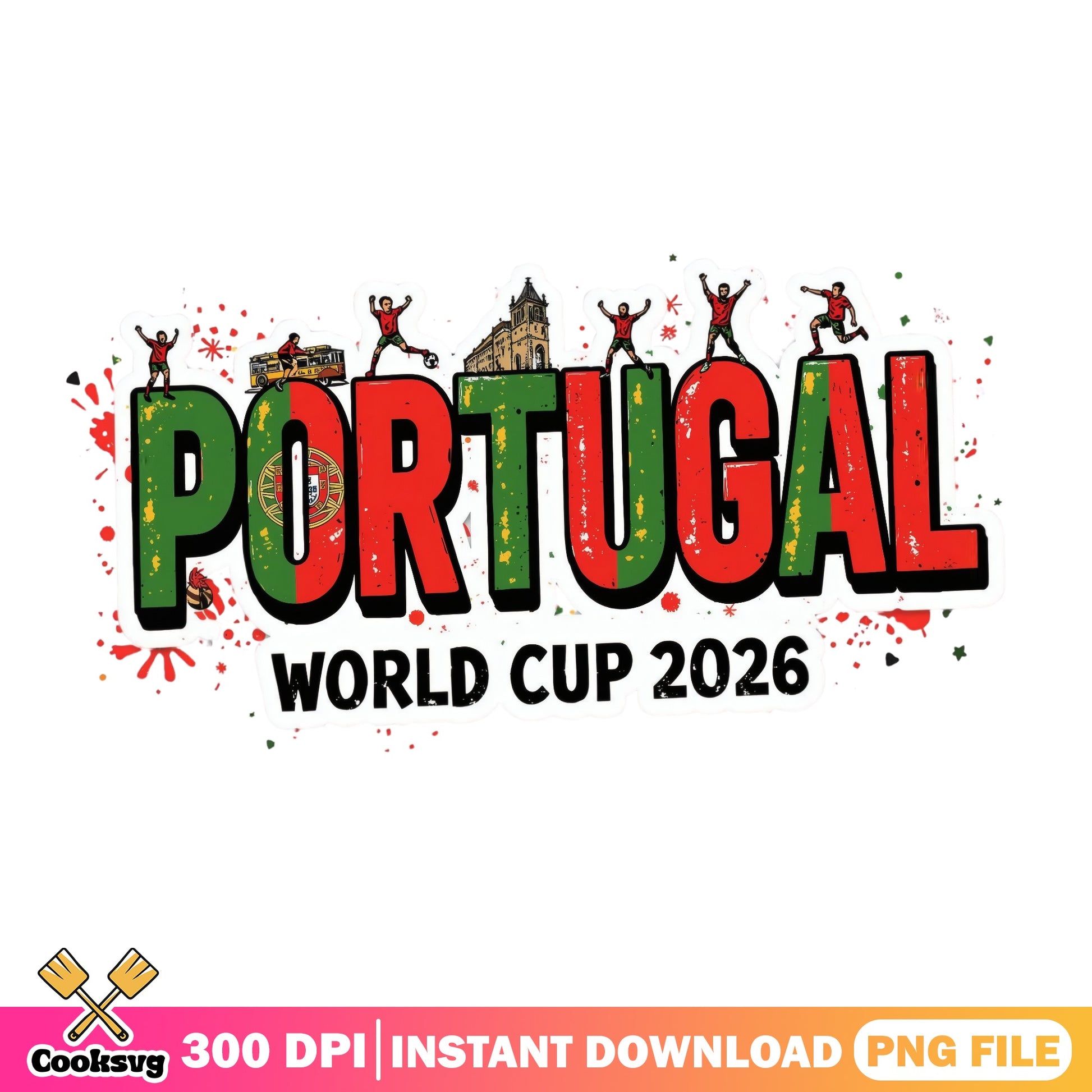 Portugal World Cup 2026 PNG, Soccer Fan Shirt, Football PNG