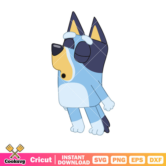 Post bluey dog character svg, bluey figures​ svg, bluey costume​ svg