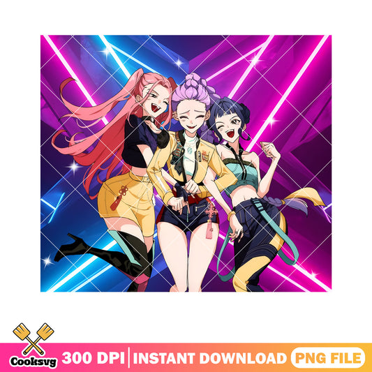 Poster mira zoey anime png, girls huntrix star png, anime girls png