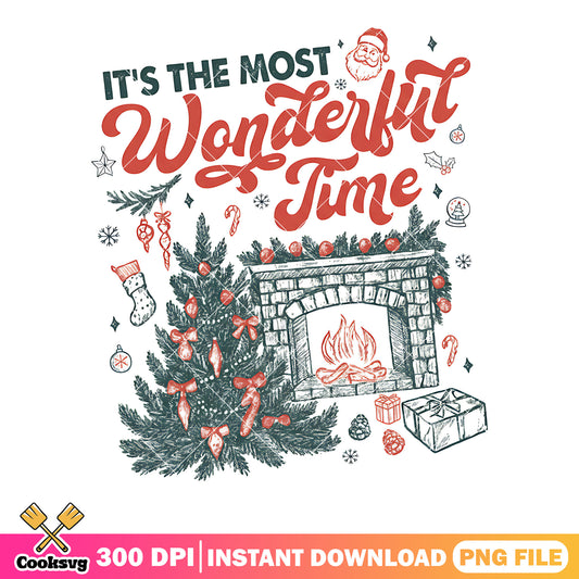 Poster noel feeling png, merry christmas png, santa claus png