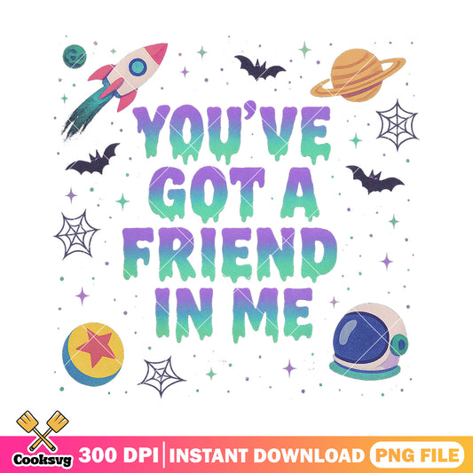 Poster universe friend png, cute poster png, halloween ideas png
