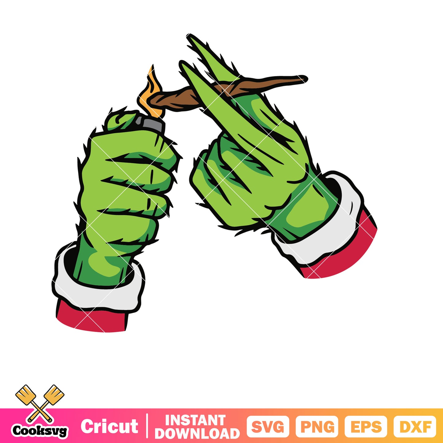 Pothead Christmas Cannabis Grinch svg, grinch hand, the grinch svg