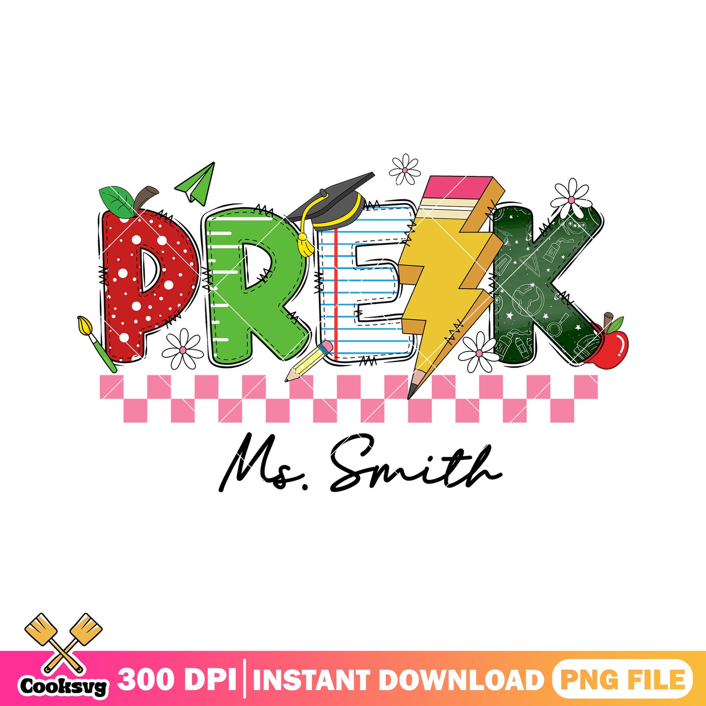 Pre-k illustration png, back to school font png, colors alphabet png