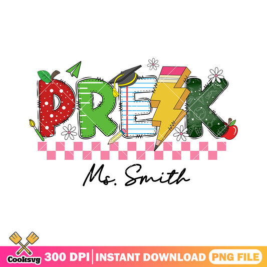 Pre-k illustration png, back to school font png, colors alphabet png