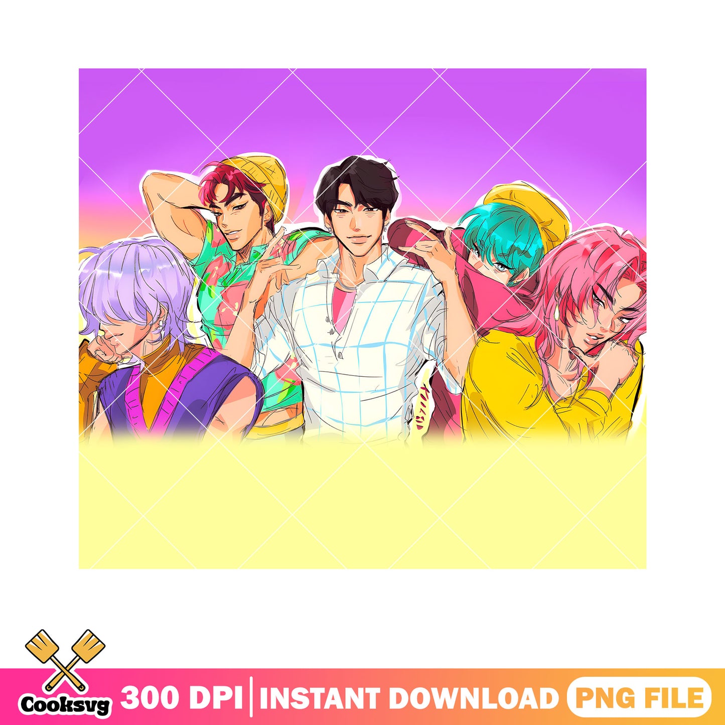 Present for saja boys fan png, demon hunters kpop png, saja boys png