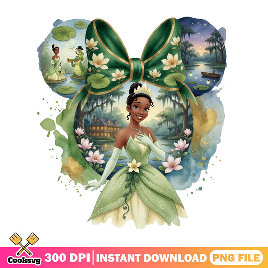 Princess Tiana Mickey Ears PNG, Disney Princess PNG, Tiana PNG