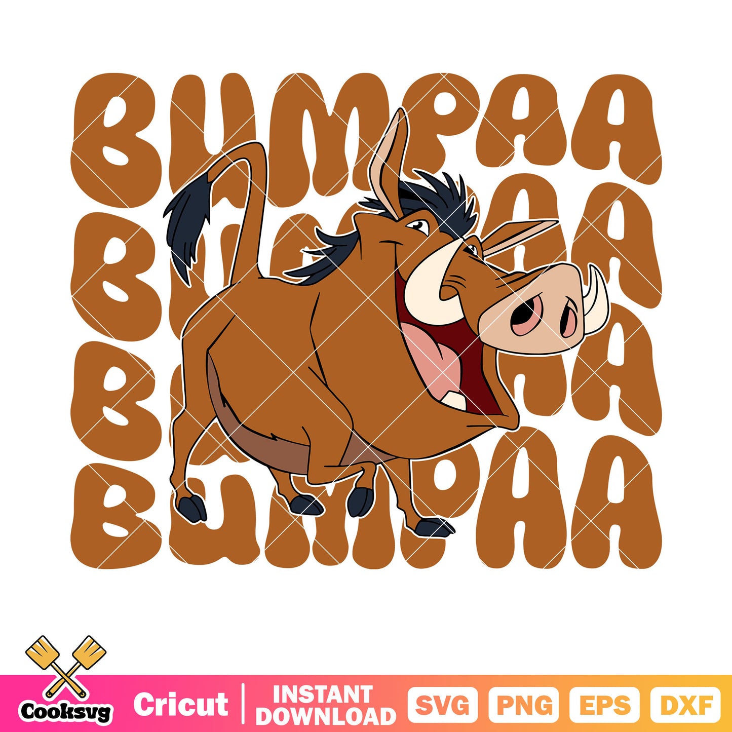 Pumbaa lion king characters disney svg, Pumbaa lion king​ svg