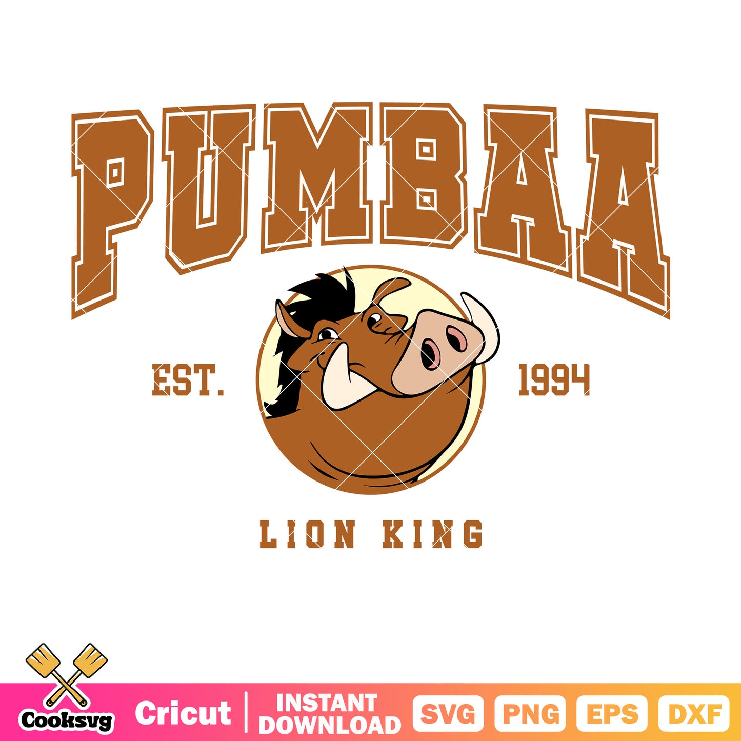 Pumbaa lion king est 1994 svg, Pumbaa lion king​ svg