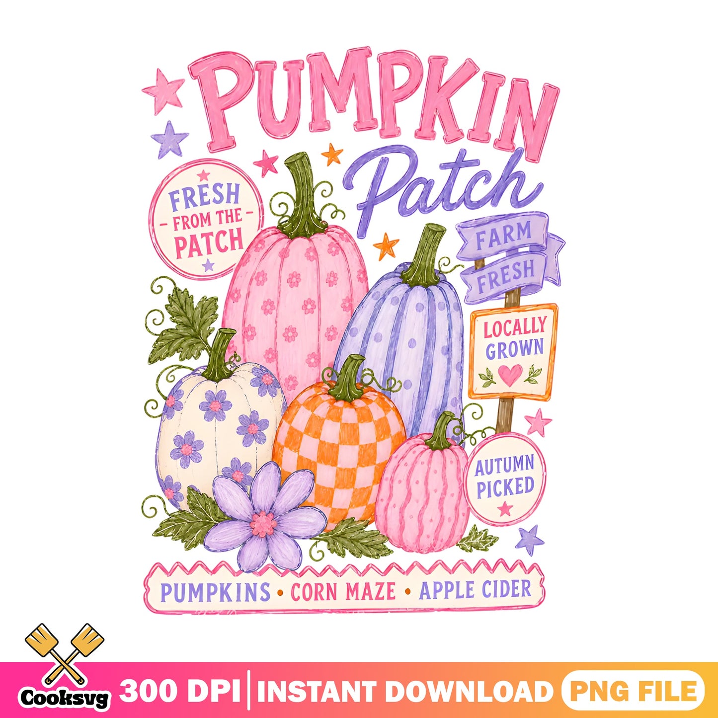 Pumpkin Patch PNG, Fall Autumn Pumpkin, Halloween PNG