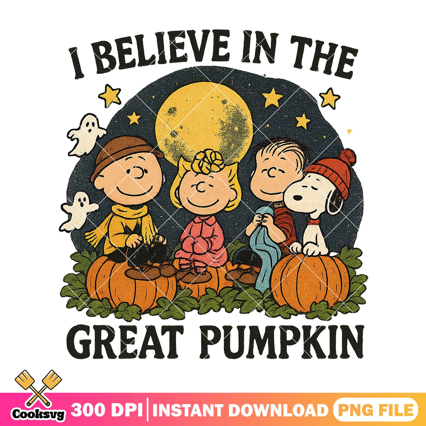 Pumpkin spirit snoopy png, snoopy halloween png, halloween pumpkin png