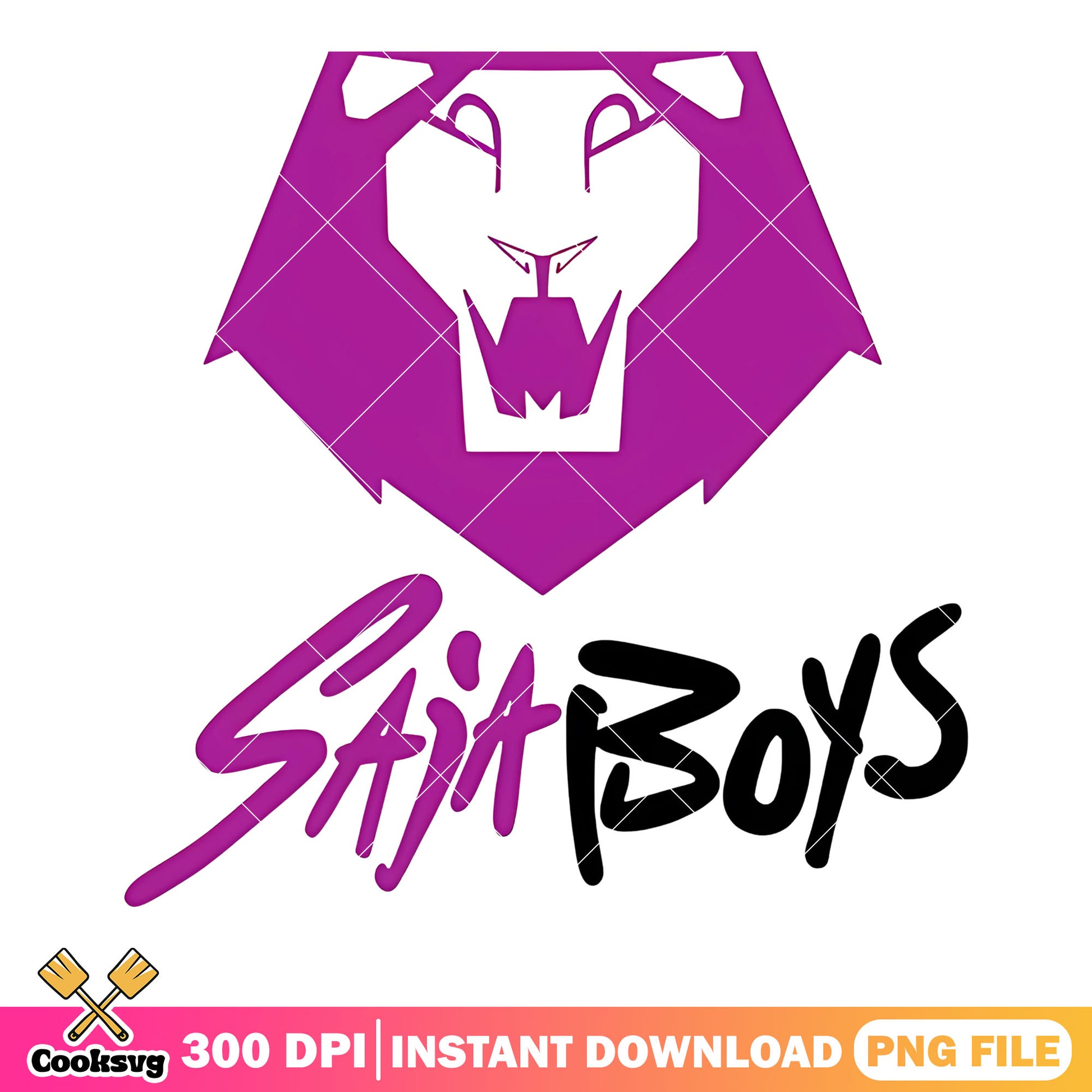 Purple saja tiger icon png, saja boys lion logo png, saja boys png