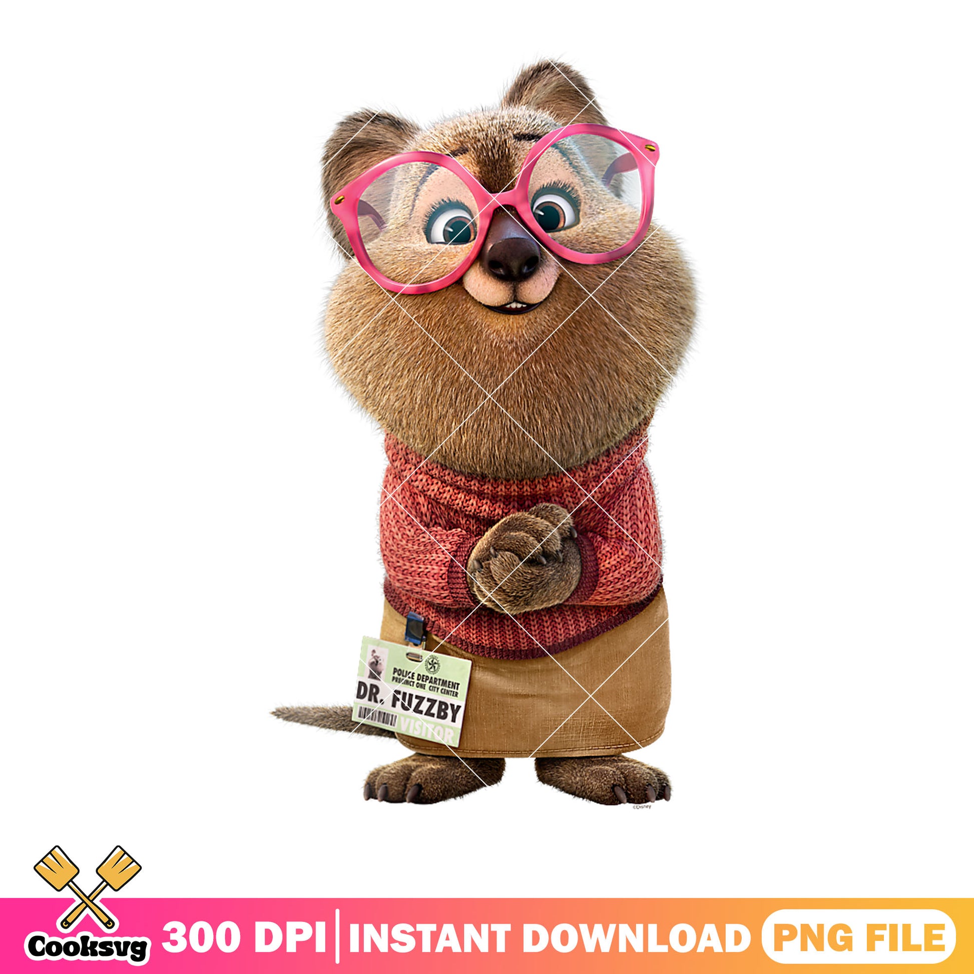 Quokka zootopia character png, zootopia movie png, zootopia 2 png