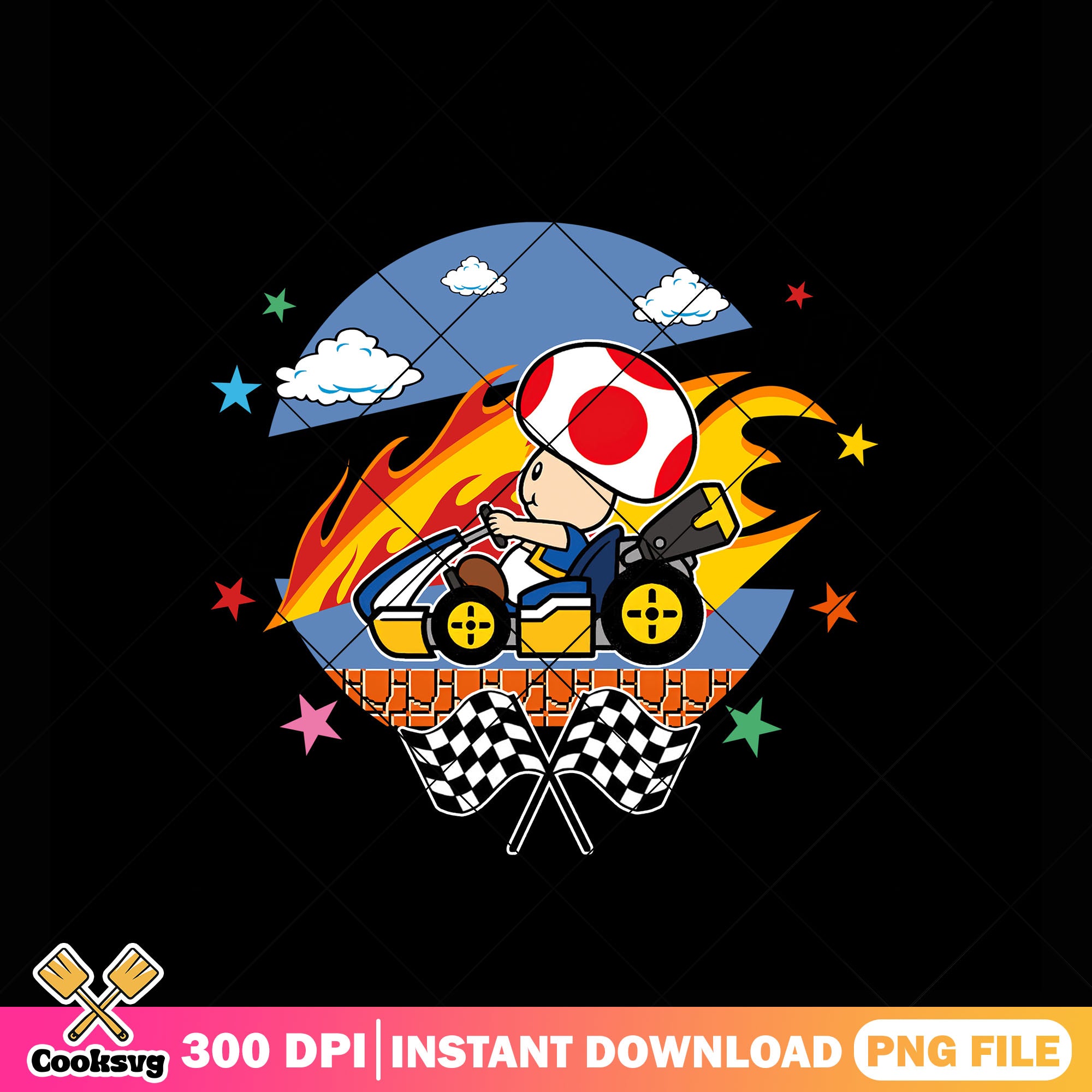 Racing kart toad nintendo png, mario video game png, nintendo swich pn ...
