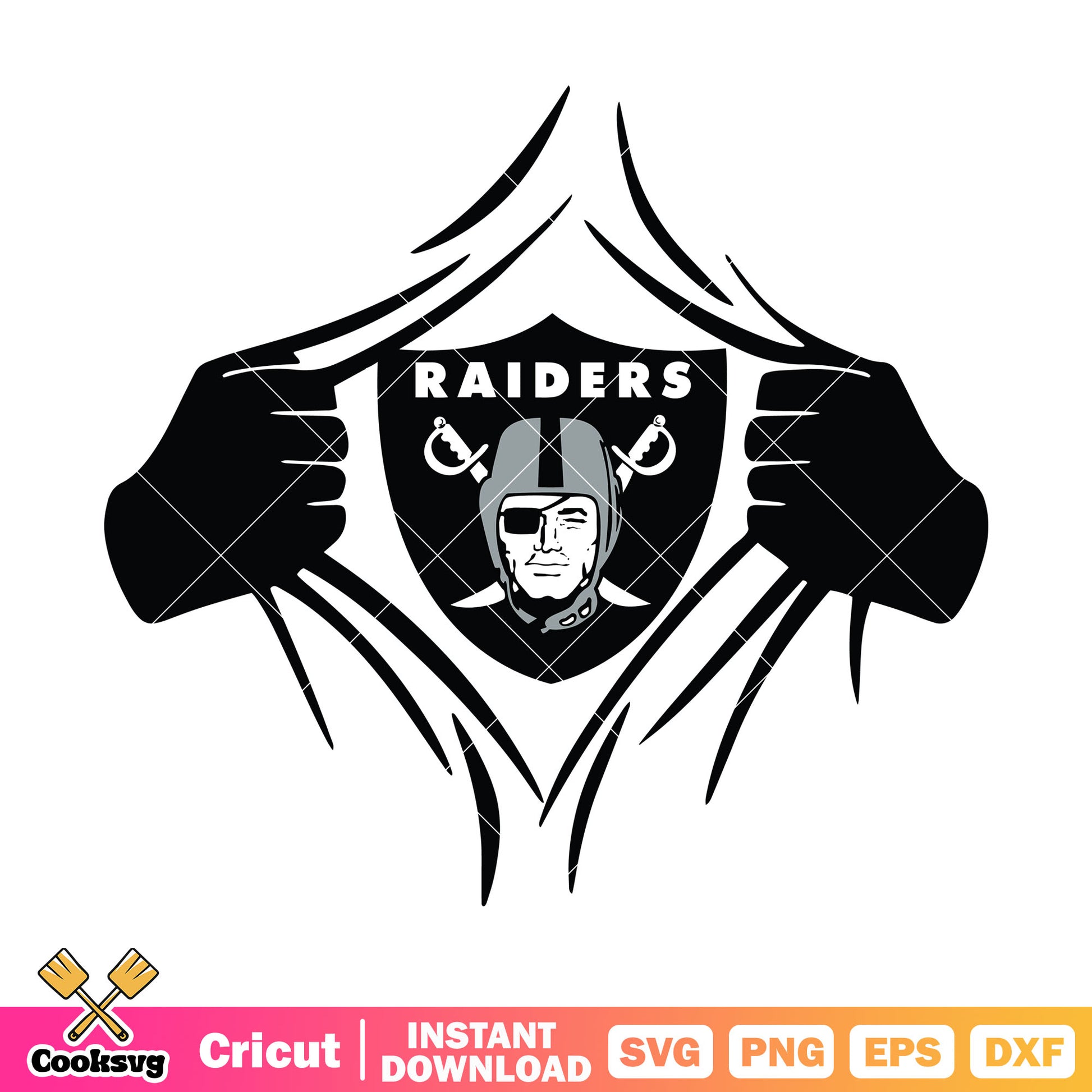 Raiders costume superman svg, nfl division svg, lv raiders svg
