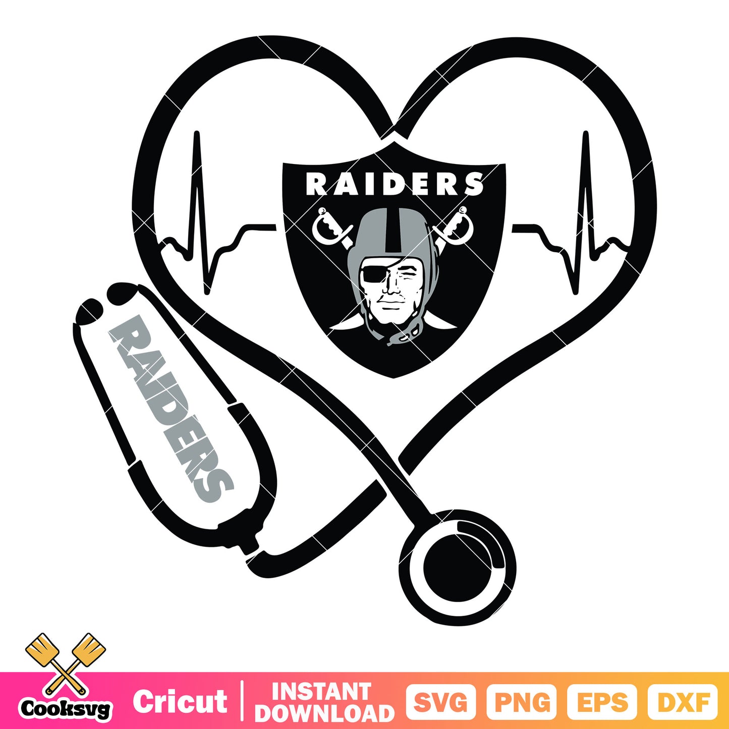 Raiders doctor division svg, oakland svg, oakland raiders svg